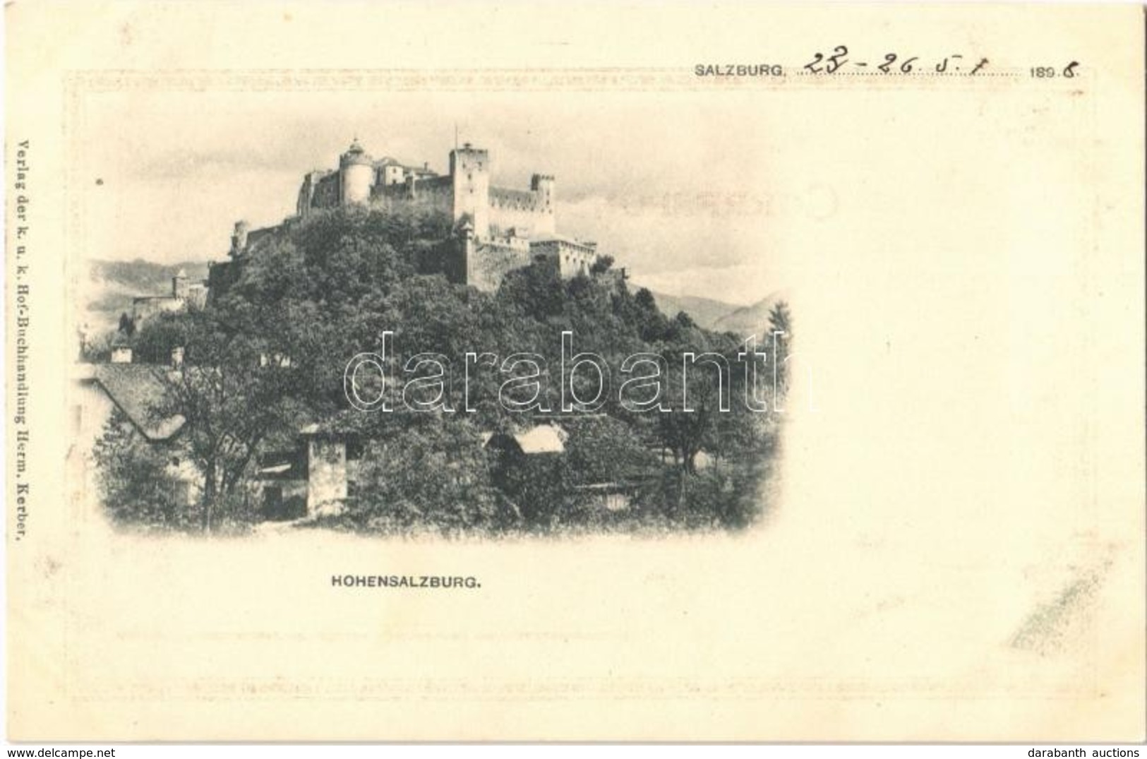 * T2 1898 Salzburg, Festung Hohensalzburg / Castle, Fortress - Autres & Non Classés