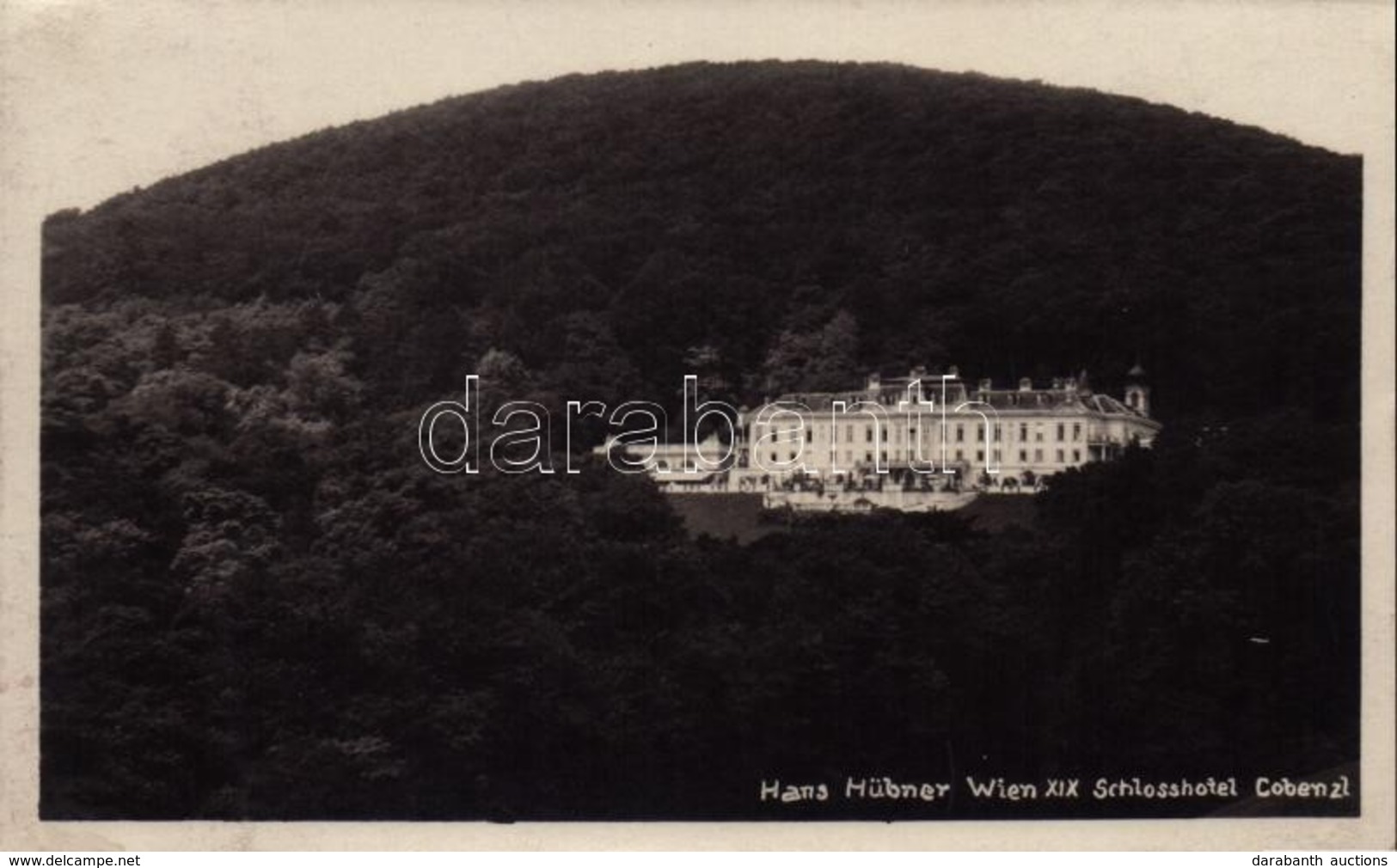T1/T2 1929 Wien, Vienna, Bécs XIX. Schlosshotel Cobenzl / Castle Hotel - Autres & Non Classés