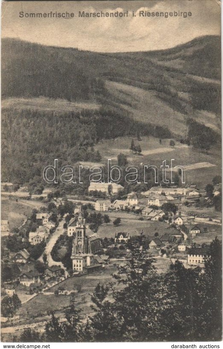 T2/T3 Horní Marsov, Marschendorf; Sommerfrische Marschendorf I. Riesengebirge. Verlag Franz Gottstein  (EK) - Ohne Zuordnung