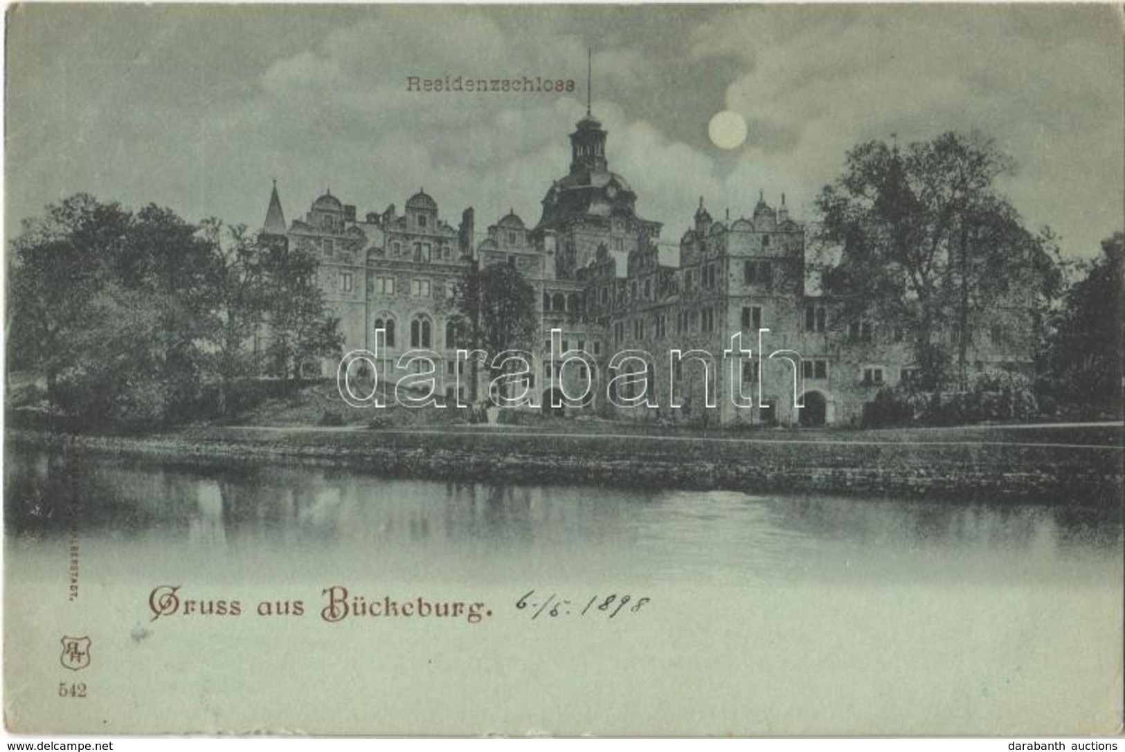 * T2/T3 1898 Bückeburg, Residenzschloss / Castle (EK) - Ohne Zuordnung