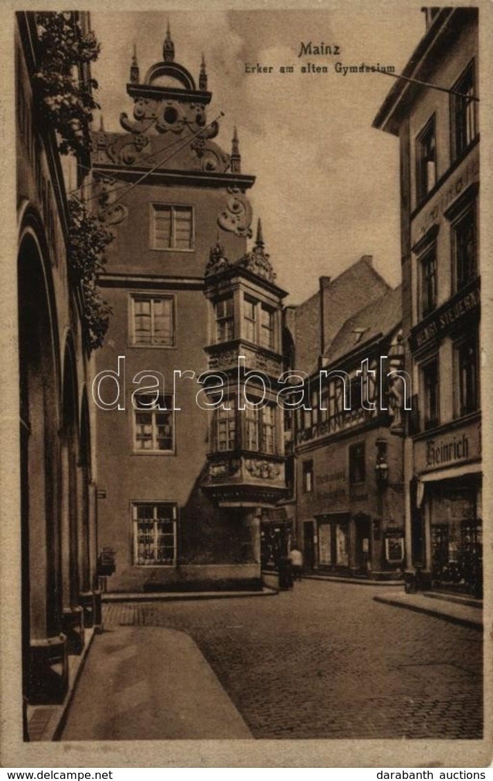 ** T2/T3 Mainz, Erker Am Alten Gymnasium / Bay Window At The Old High School, Street View, Stengel & Co. 56301. (EM) - Ohne Zuordnung