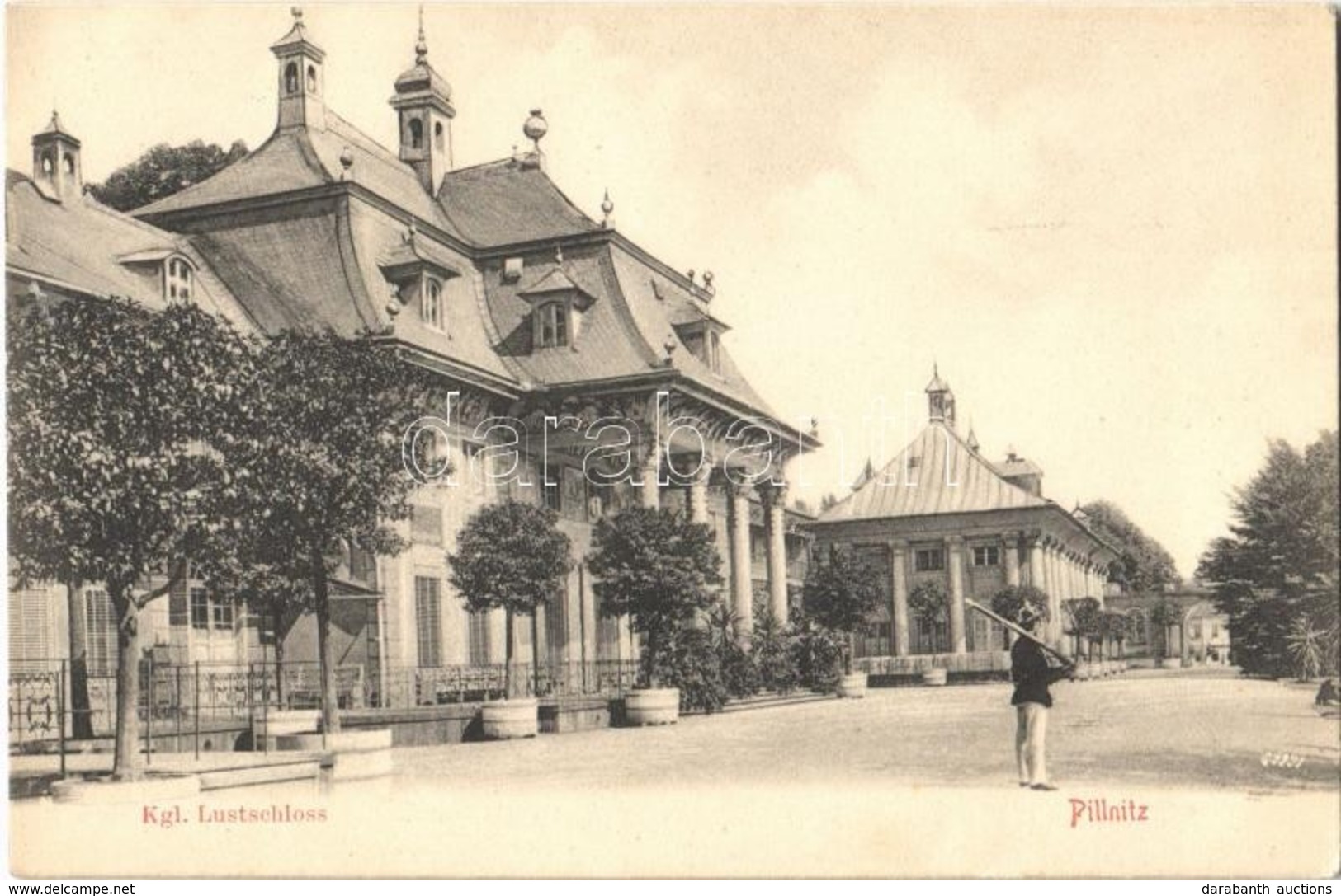 ** T2 Pillnitz (Dresden, Drezda); Kgl. Lustschloss / Castle, Guard - Ohne Zuordnung