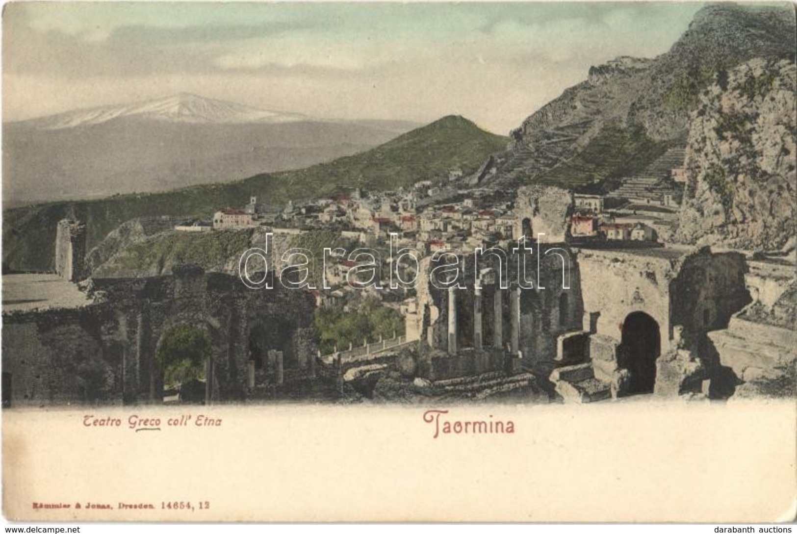 ** T2/T3 Taormina, Teatro Greco Coll' Etna / Ancient Greek Theatre (EK) - Sonstige & Ohne Zuordnung