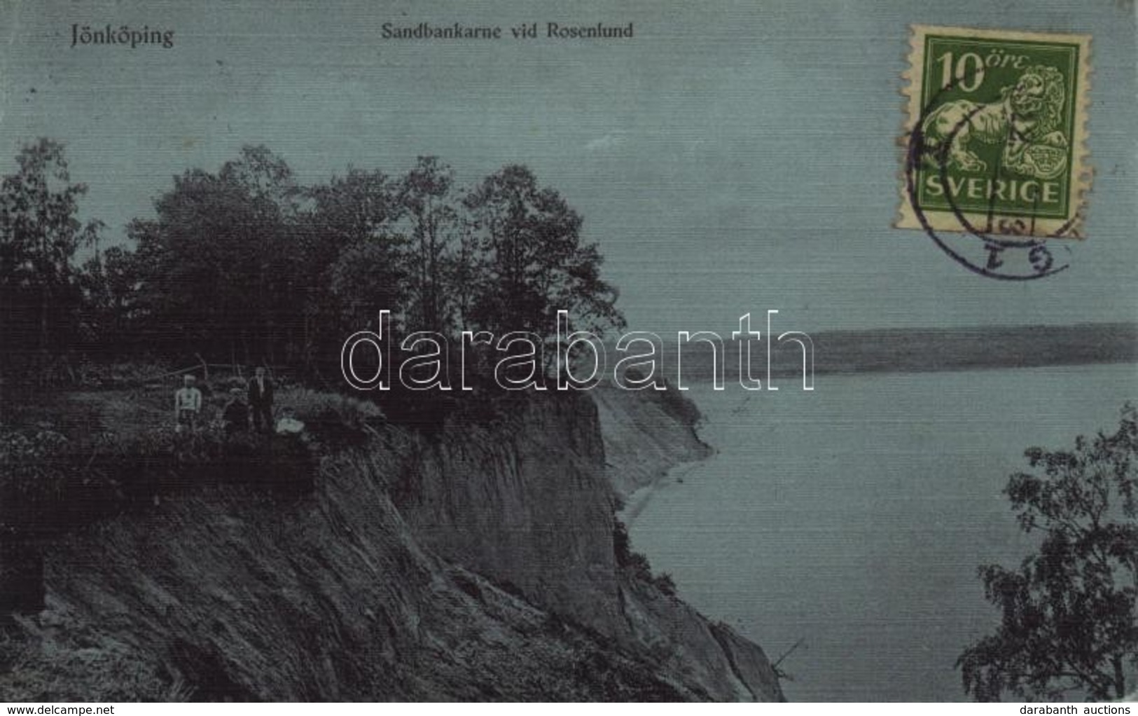 T2 1923 Jönköping, Sandbankarne Vid Rosenlund / Sandbanks. TCV Card - Sonstige & Ohne Zuordnung