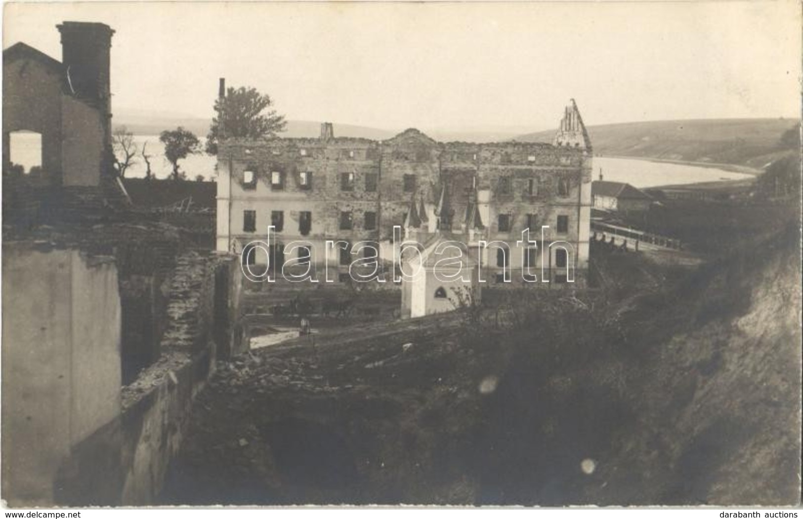* T1/T2 1916 Berezhany, Brzezany; After WWI Bombing, Ruins. Photo - Sonstige & Ohne Zuordnung