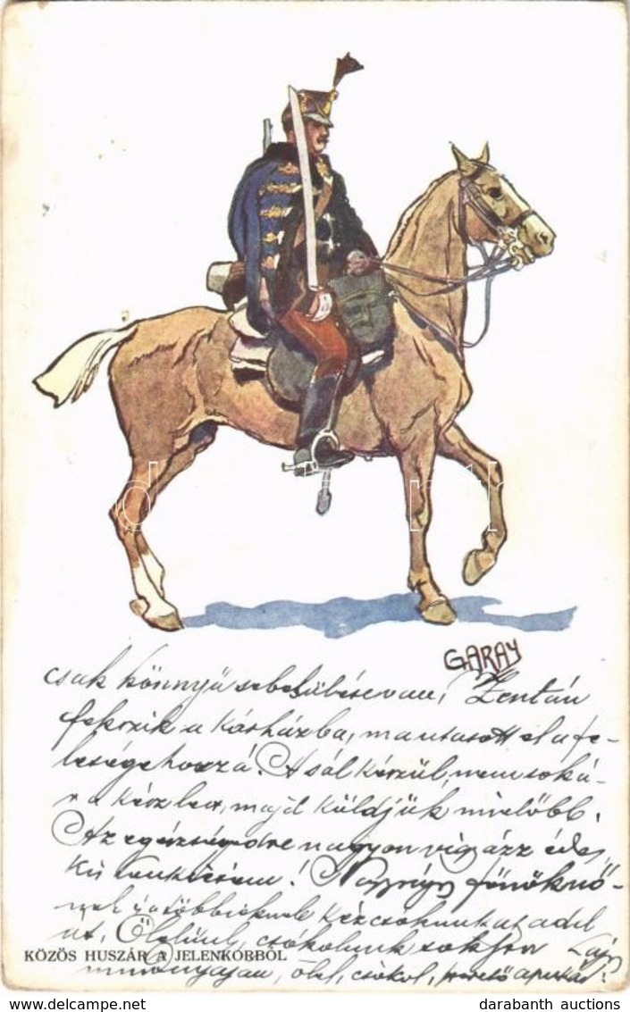 T2 Közös Huszár A Jelenkorból. A Magyar Huszár 7. Kiadja Kner Izidor Könyvnyomdász, Gyoma / Hungarian Hussar S: Garay - Non Classés