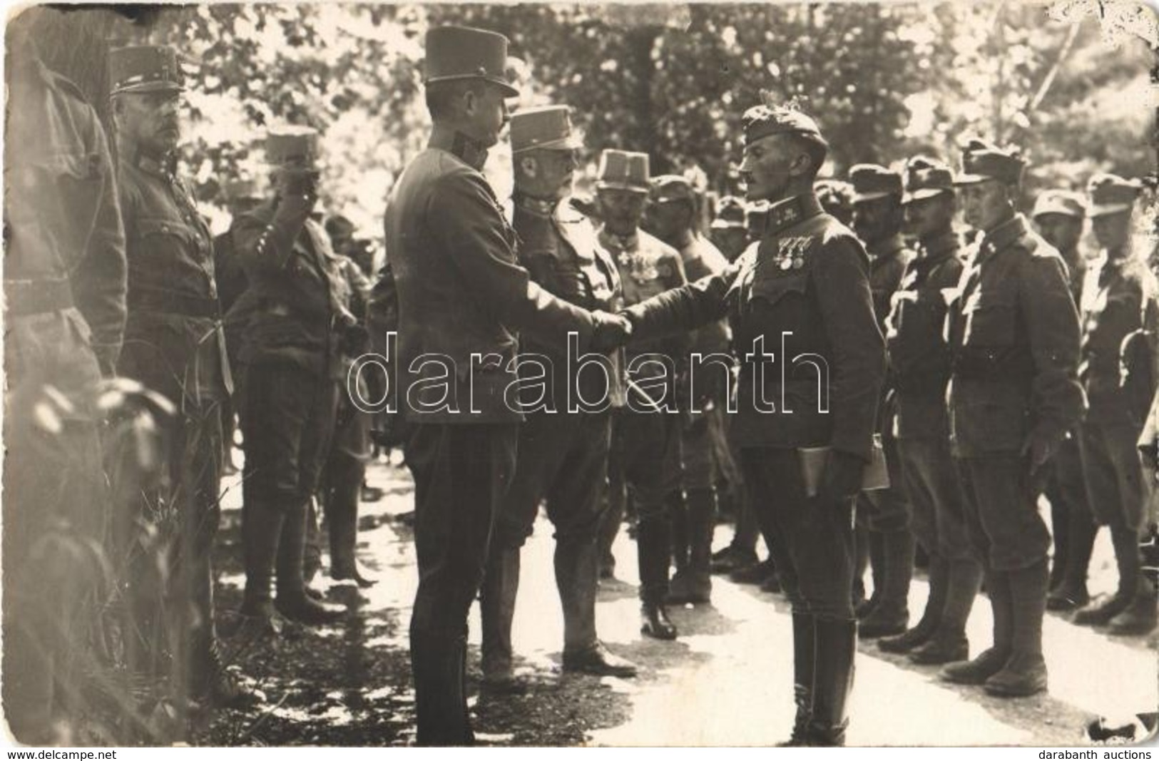 * T2 IV. Károly Király Látogatása A Brassói 2. Számú Ezrednél / Charles I Of Austria Visiting A K.u.k. (Austro-Hungarian - Ohne Zuordnung