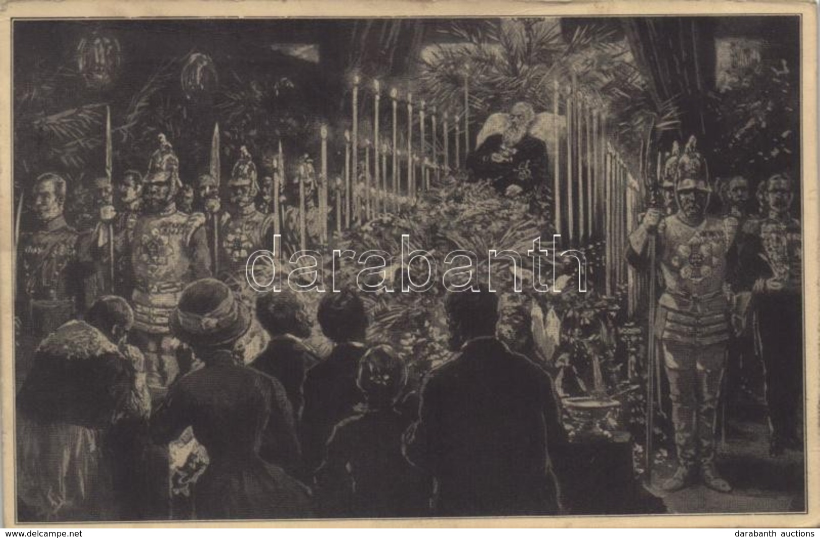 T2 1912 Aufbahrung Sr. Kgl. Hoheit Prinz-Regent Luitpold V. Bayern / The Funeral Of Luitpold, Prince Regent Of Bavaria,  - Ohne Zuordnung