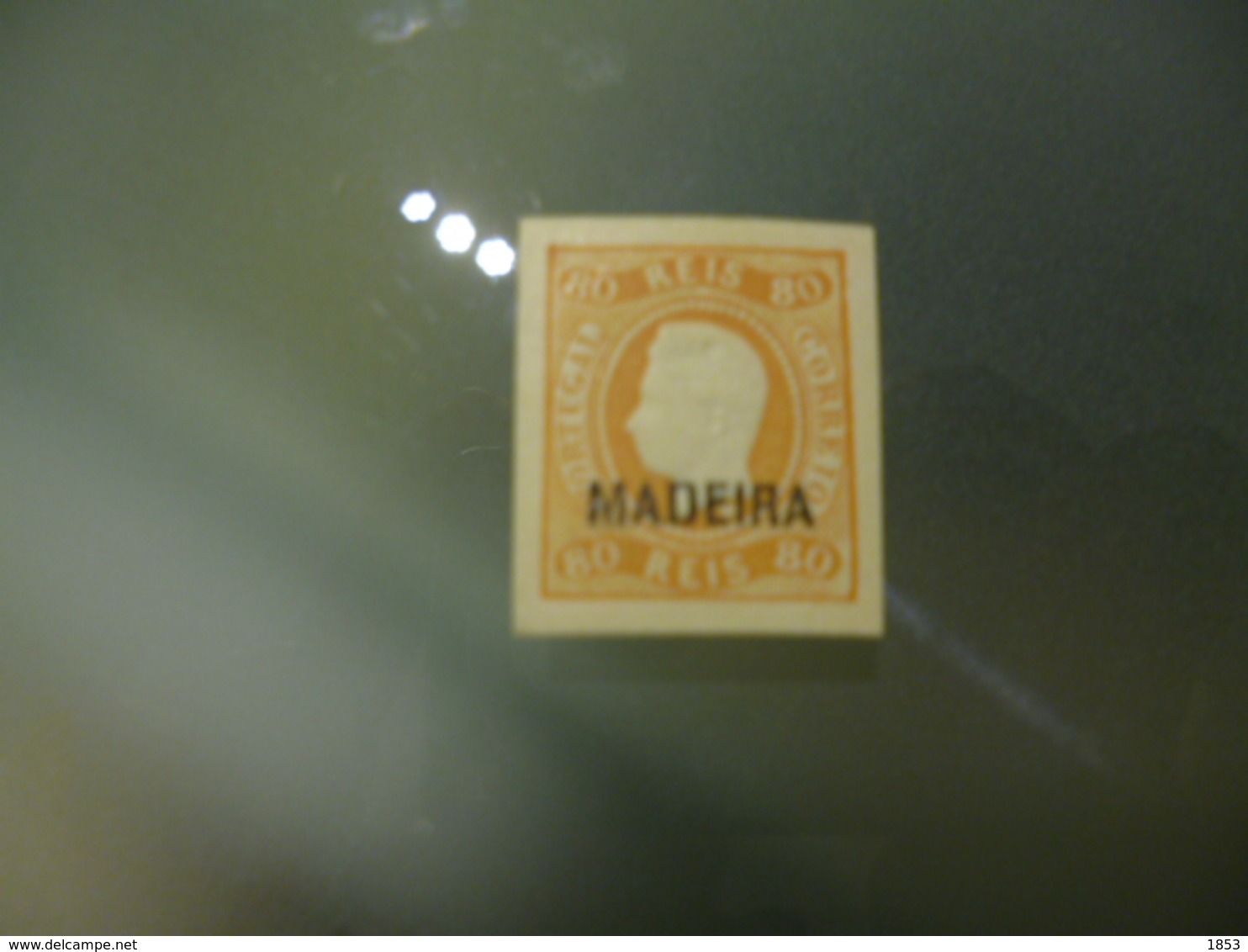 MADEIRA - REIMPRESSAO DE 1905 - D.LUIS I FITA CURVA N/ DENTEADO - Essais, épreuves & Réimpressions