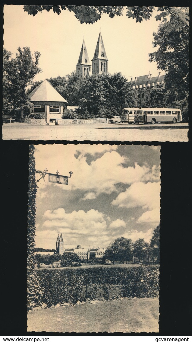 2 KAARTEN ABBAYE DE MAREDSOUS - Anhée