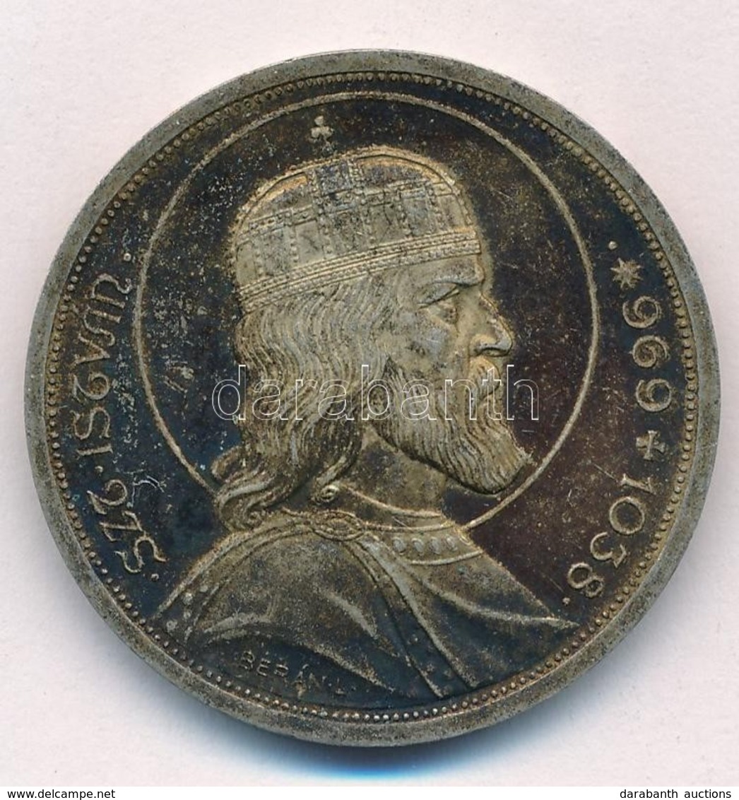 1938. 5P Ag 'Szent István' T:2 Patina
Adamo P8.1 - Non Classés