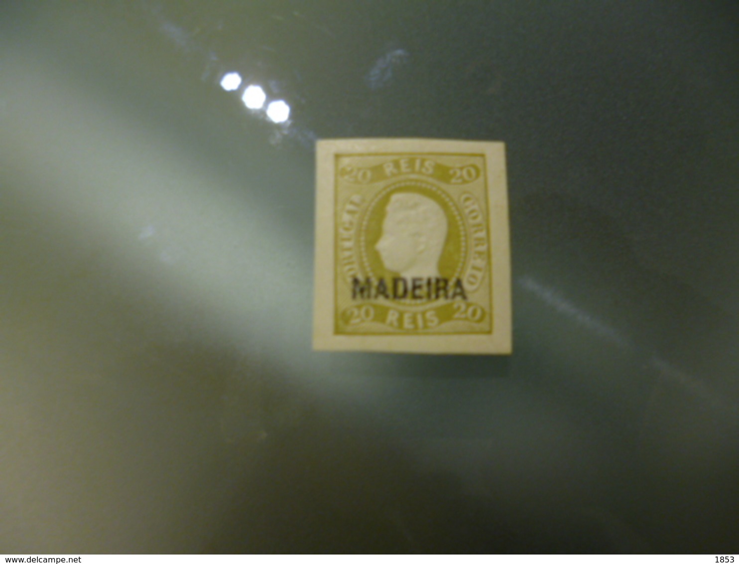 MADEIRA - REIMPRESSAO DE 1905 - D.LUIS I FITA CURVA N/DENTEADO - Probe- Und Nachdrucke