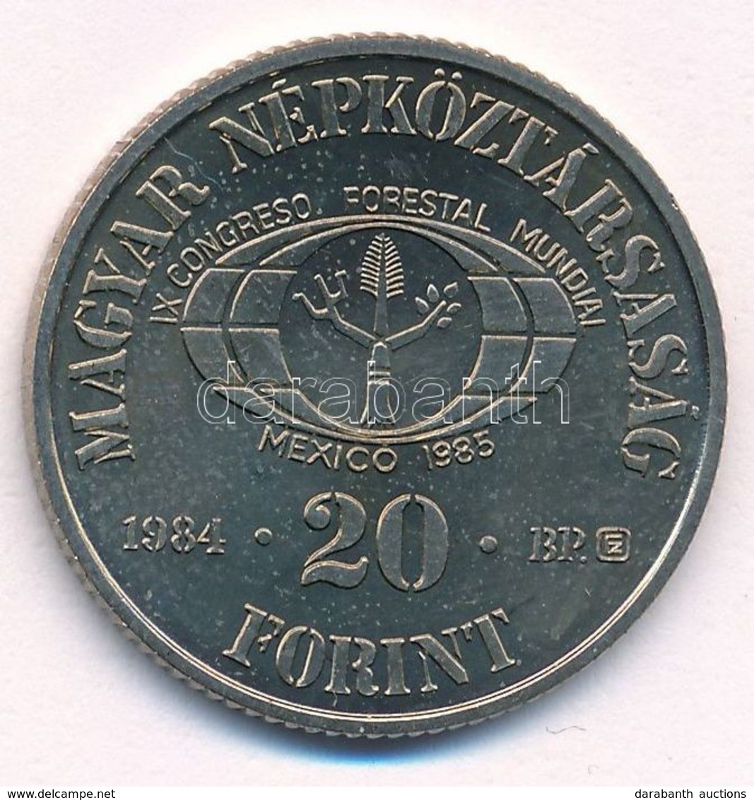 1984. 20Ft Cu-Ni 'FAO III.' Jelzett Próbaveret T:BU 
Hungary 1984. 20 Forint 'FAO III.' Marked Trial Strike C:BU Adamo E - Ohne Zuordnung