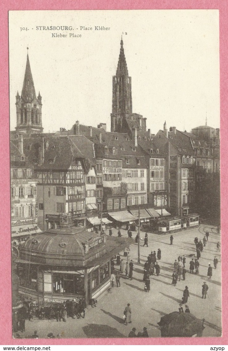 67 - STRASSBURG - STRASBOURG - Place Kléber - Tram - Tramway - Strassenbahn - Kiosque - Strasbourg