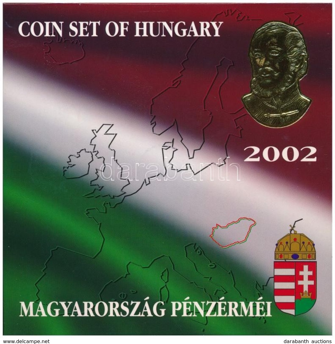 2002. 1-100Ft (7xklf) + 100Ft 'Kossuth' Forgalmi Sor Szettben T:PP Adamo FO35.1 - Ohne Zuordnung