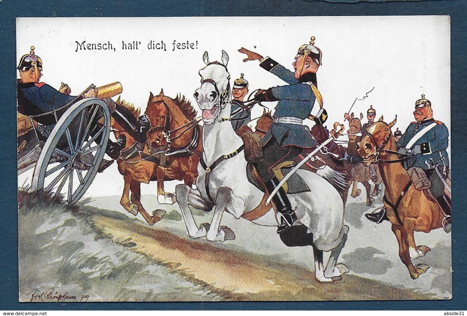 Fritz Schoenpflug - Série de 12 cartes Armée Allemande ( B.K.W.I. 335-1 à 335-12 )