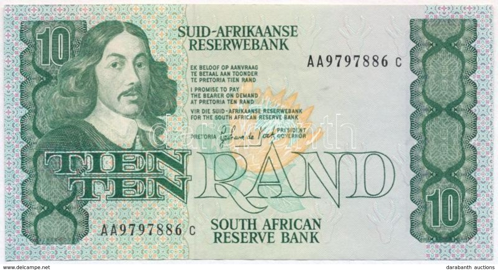 Dél-Afrika 1981. 10R T:I South Africa 1981. 10 Rand C:UNC Krause KM#120 - Ohne Zuordnung