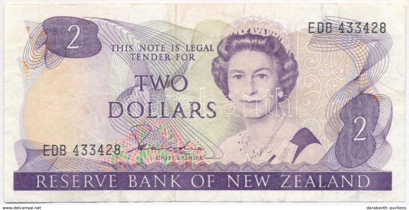 Új-Zéland 1977-1981. 2$ 'MADE IN JAPAN' Felirattal A Hátulján T:III New Zealand 1977-1981. 2 Dollars With 'MADE IN JAPAN - Ohne Zuordnung
