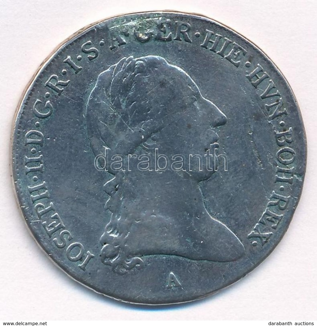 Osztrák Németalföld 1788A 1/2 Kronenthaler Ag 'II. József' (14,37g) T:2- 
Austrian Netherlands 1788A 1/2 Kronenthaler Ag - Ohne Zuordnung