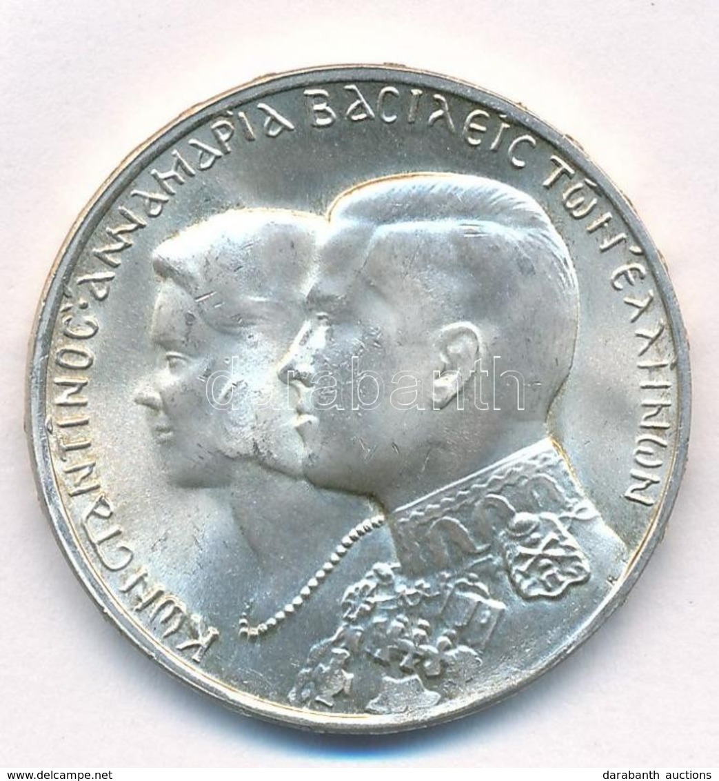 Görögország 1964. 30Dr Ag 'II. Konstantin és Anna-Mária Esküvője' Berne-i Verde T:1-,2
Greece 1964. 30 Drachmai Ag 'Cons - Non Classés