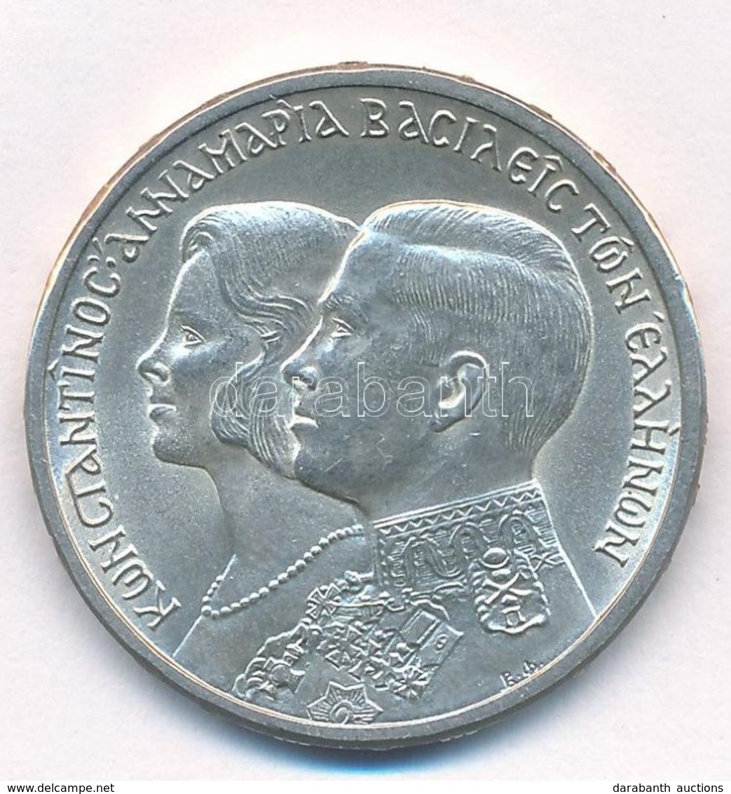 Görögország 1964. 30Dr Ag 'II. Konstantin és Anna-Mária Esküvője' Kongsberg-i Verde T:1-,2
Greece 1964. 30 Drachmai Ag ' - Ohne Zuordnung