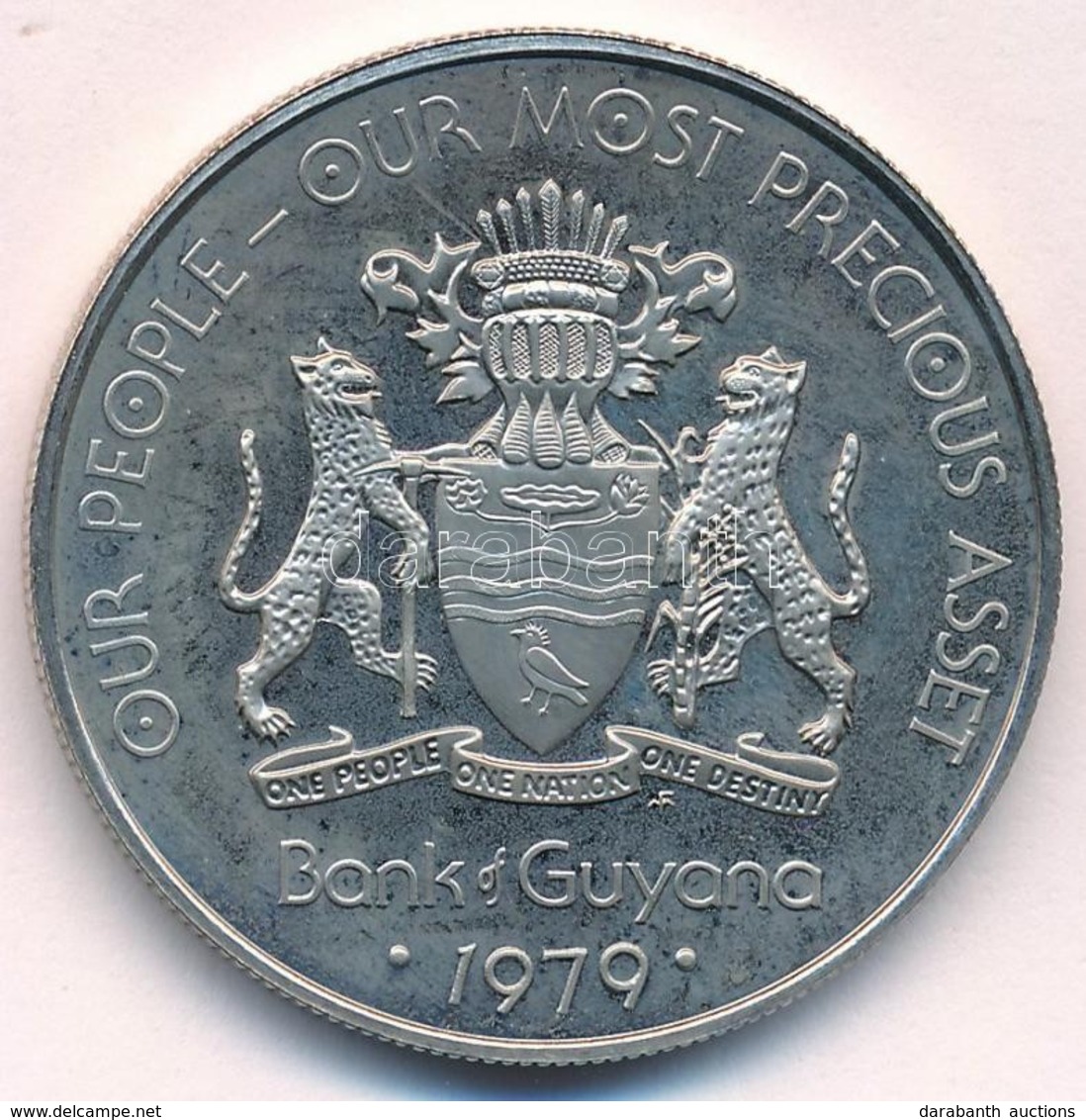 Guyana 1979. 1$ Cu-Ni 'A Függetlenség 10. évfordulója' T:1 (eredetileg PP)
Guyana 1979. 1 Dollar Cu-Ni '10th Anniversary - Ohne Zuordnung