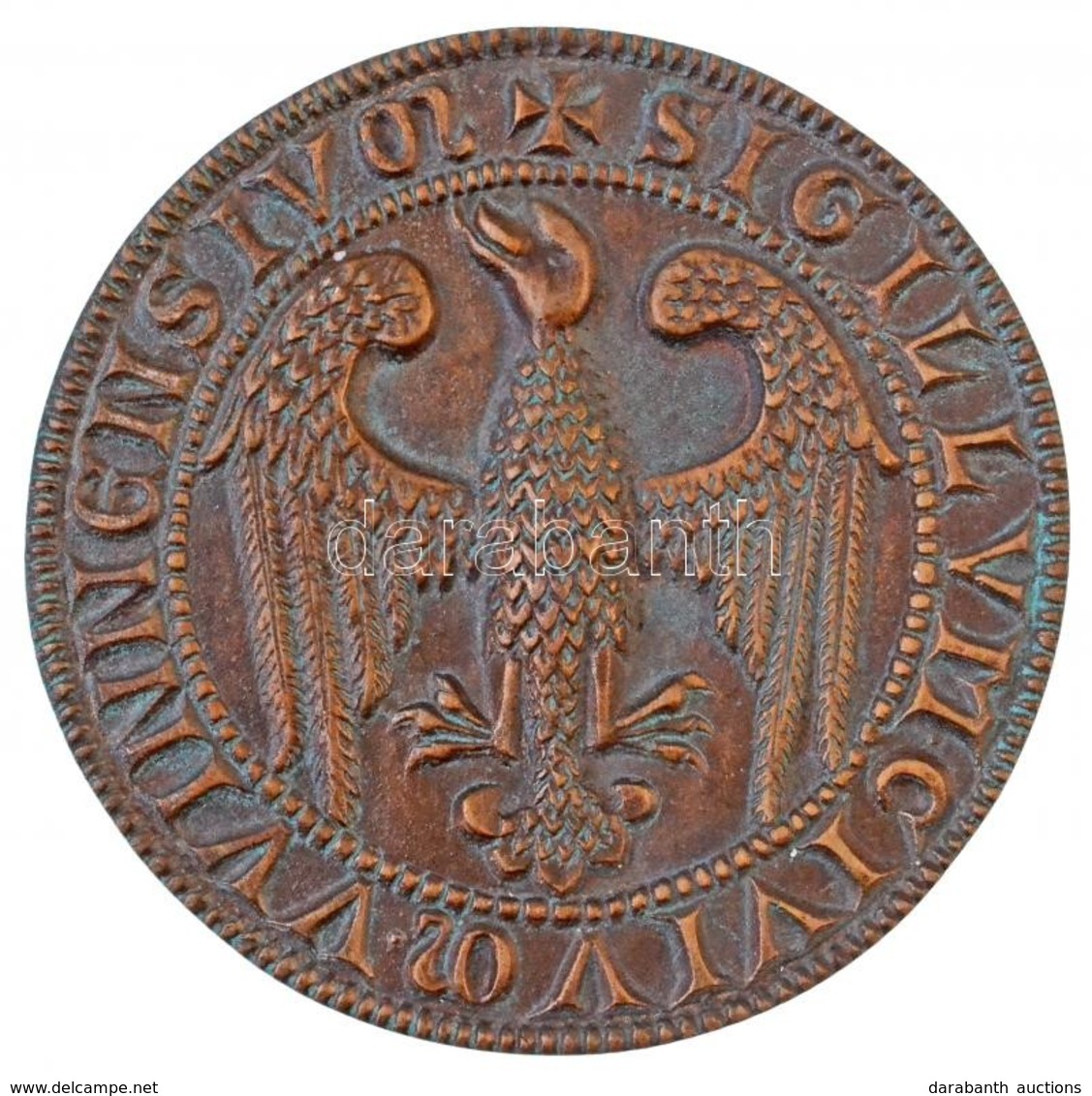 Ausztria DN 'Bécs Város Pecsétje' Br Emlékplakett (92mm) T:2 Patina
Austria ND 'City Seal Of Vienna' Br Commemorative Pl - Ohne Zuordnung