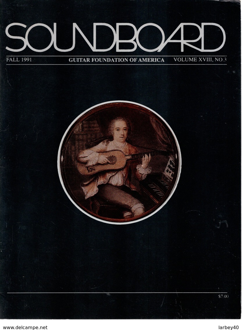 Revue Guitare Soundboard Guitar Fondation Of America N° 3 - 1991 - Arte