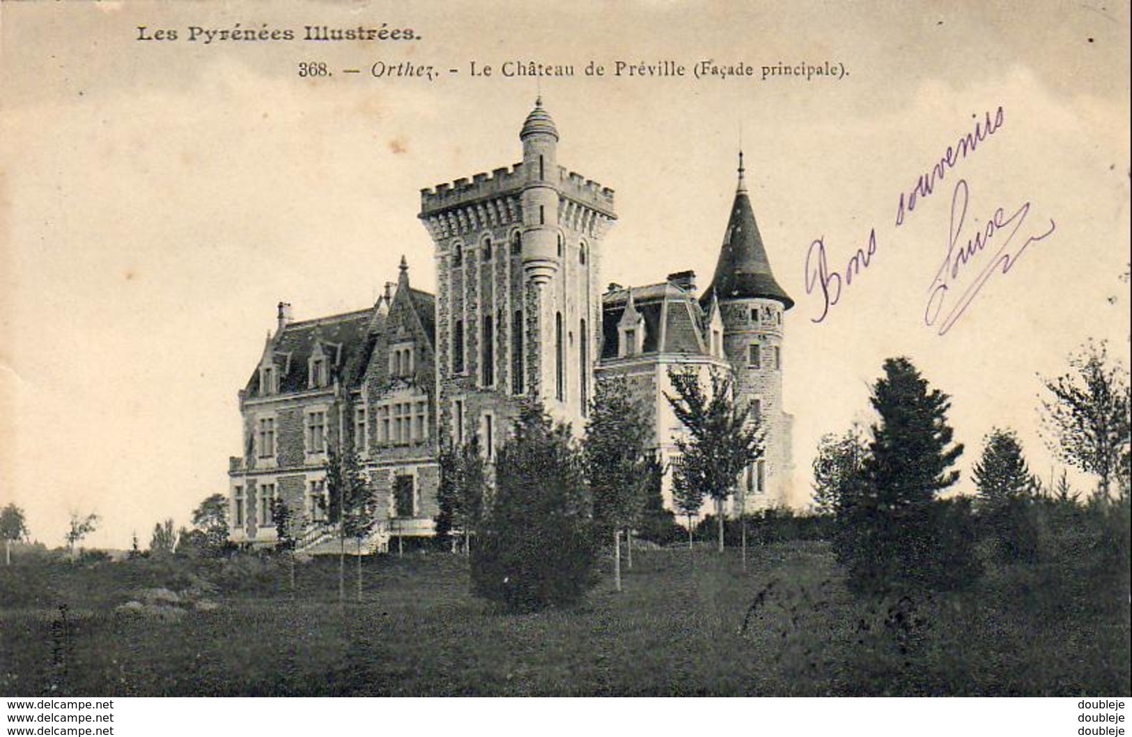 D64  ORTHEZ  Le Château De Préville ( Façade Principale )  ..... - Orthez