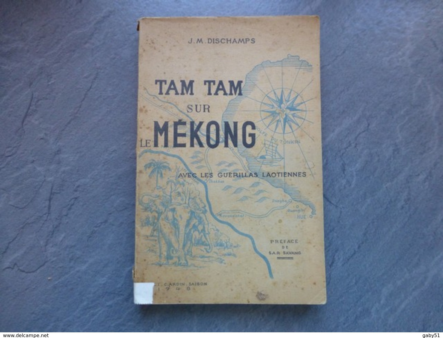 Tan Tam Sur Le Mékong (guérilla Laos) J.M. Dischamps 1948, RARE ; L04 - 1901-1940