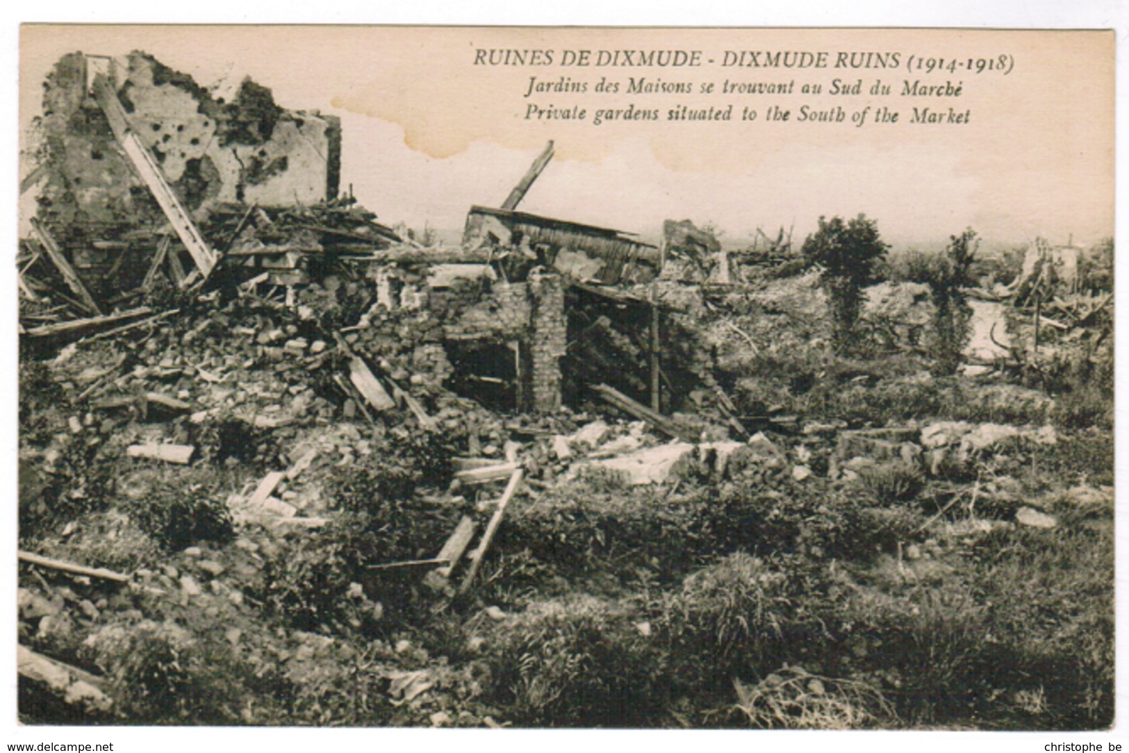 Diksmuide, Dixmude, Jardins Des Maisons Se Trouvant Sud Du MArché (pk67025) - Diksmuide