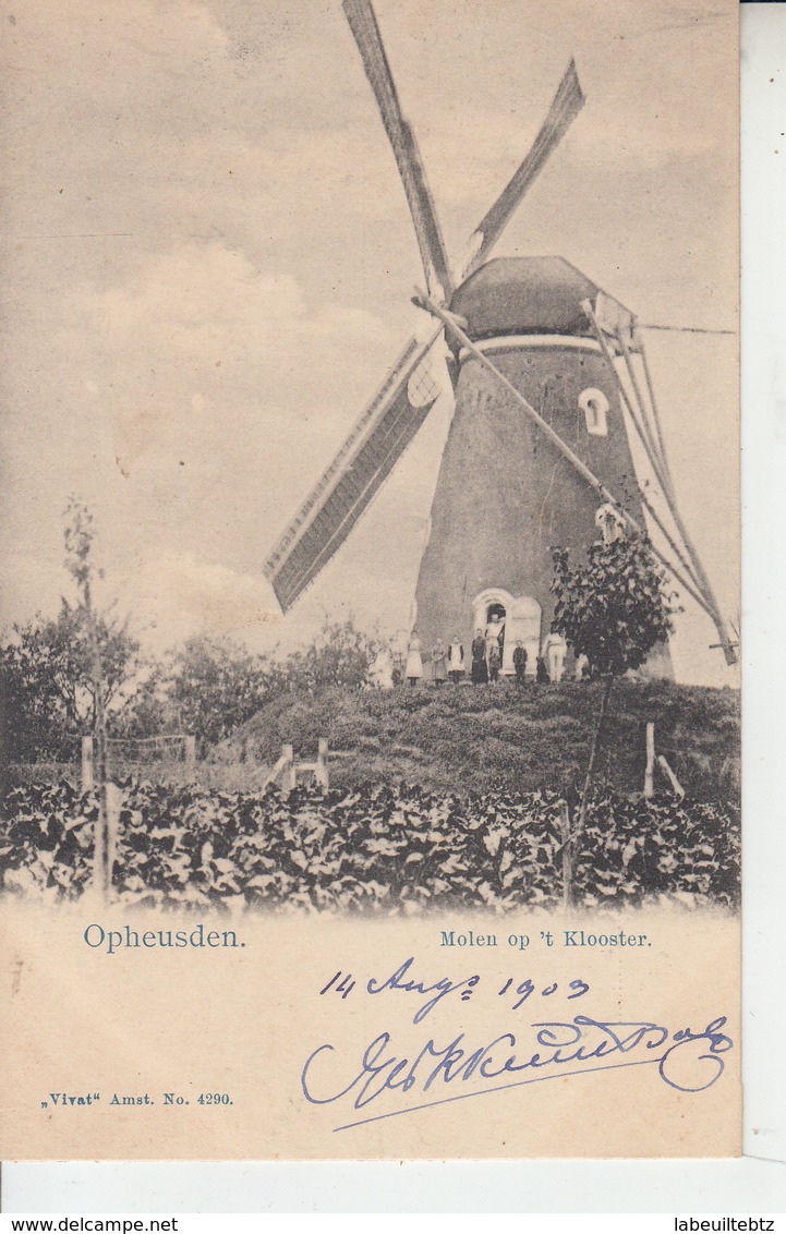 OPHEUSDEN - Molen Op 't Klooster ( Moulin à Vent Windmolen ) - Autres & Non Classés