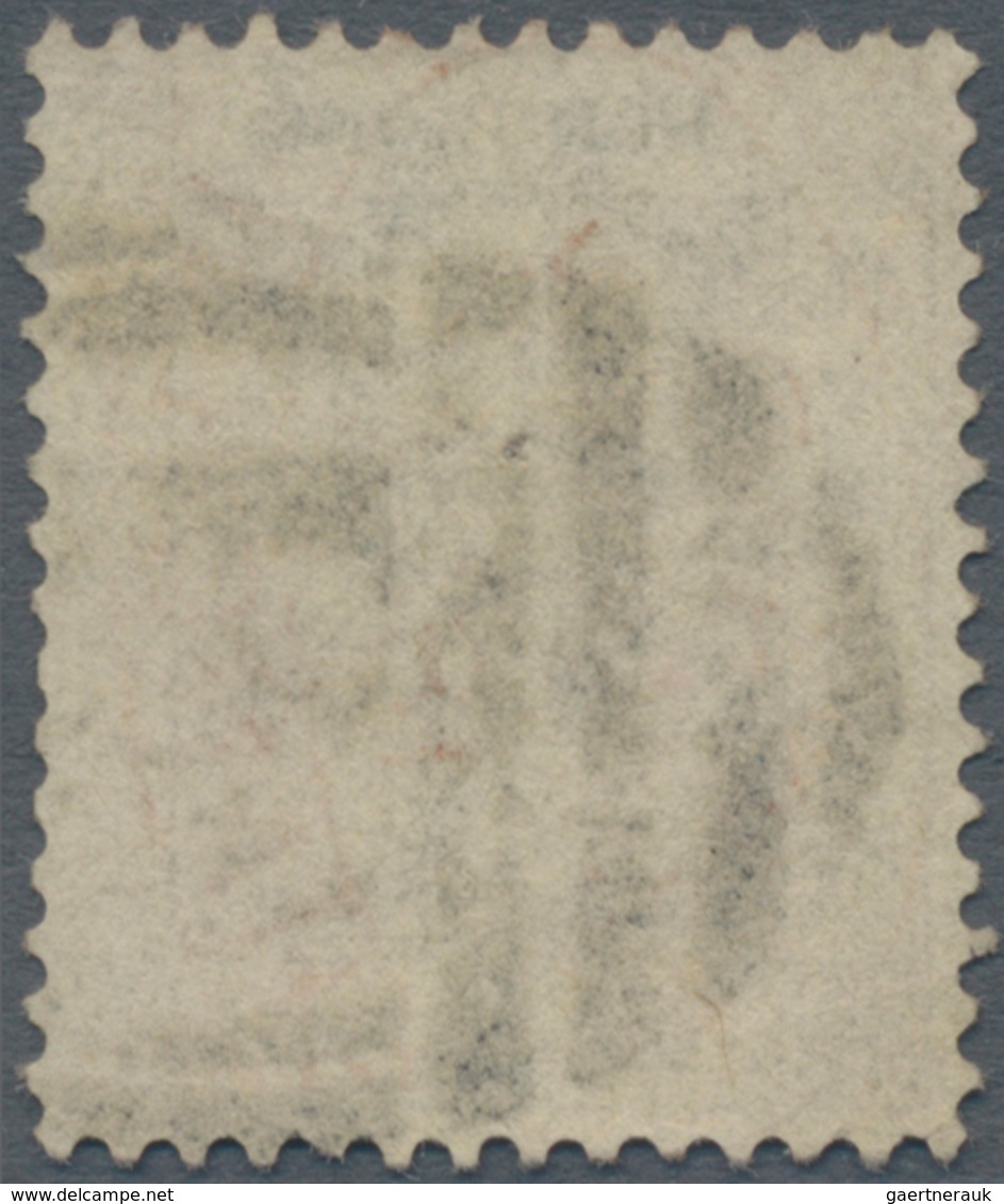 China: 1872, Vermilion "SHANGHAI / 23 JLY 1872 / POSTAGE PAID" On Hong Kong, 1866/71, QV Wmk. Crown - Autres & Non Classés