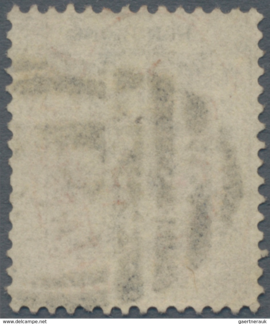 China: 1872, Vermilion "SHANGHAI / 23 JLY 1872 / POSTAGE PAID" On Hong Kong, 1866/71, QV Wmk. Crown - Sonstige & Ohne Zuordnung