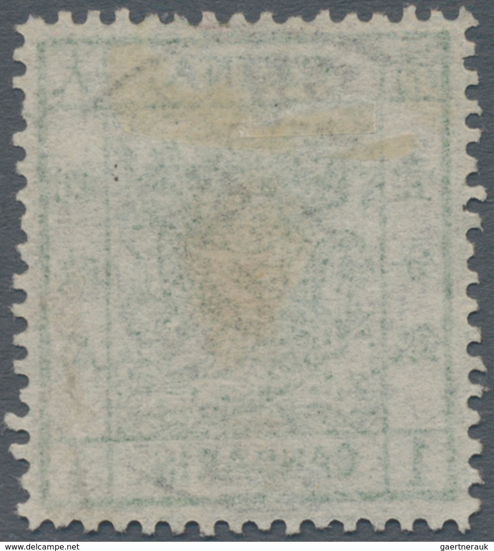 China: 1878, Large Dragon Thin Paper 1 Ca. Deep Green Full Strike Customs Dater "CU(STOMS) ...KIANG - Sonstige & Ohne Zuordnung