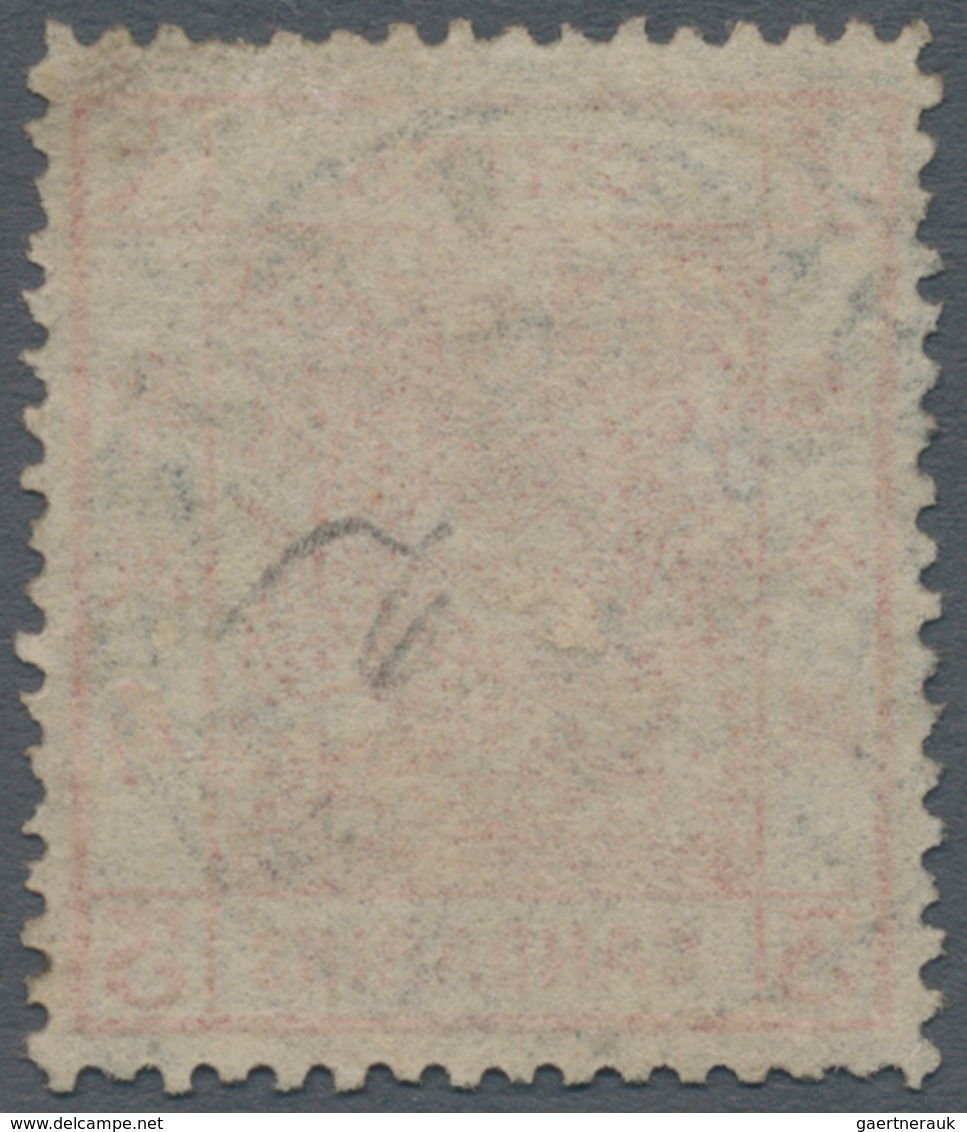 China: 1878, Large Dragon Thin Paper 3 Ca. Vermilion Canc. "CUSTOMS SH(ANGH)AI DEC 27 80", Slight Co - Sonstige & Ohne Zuordnung