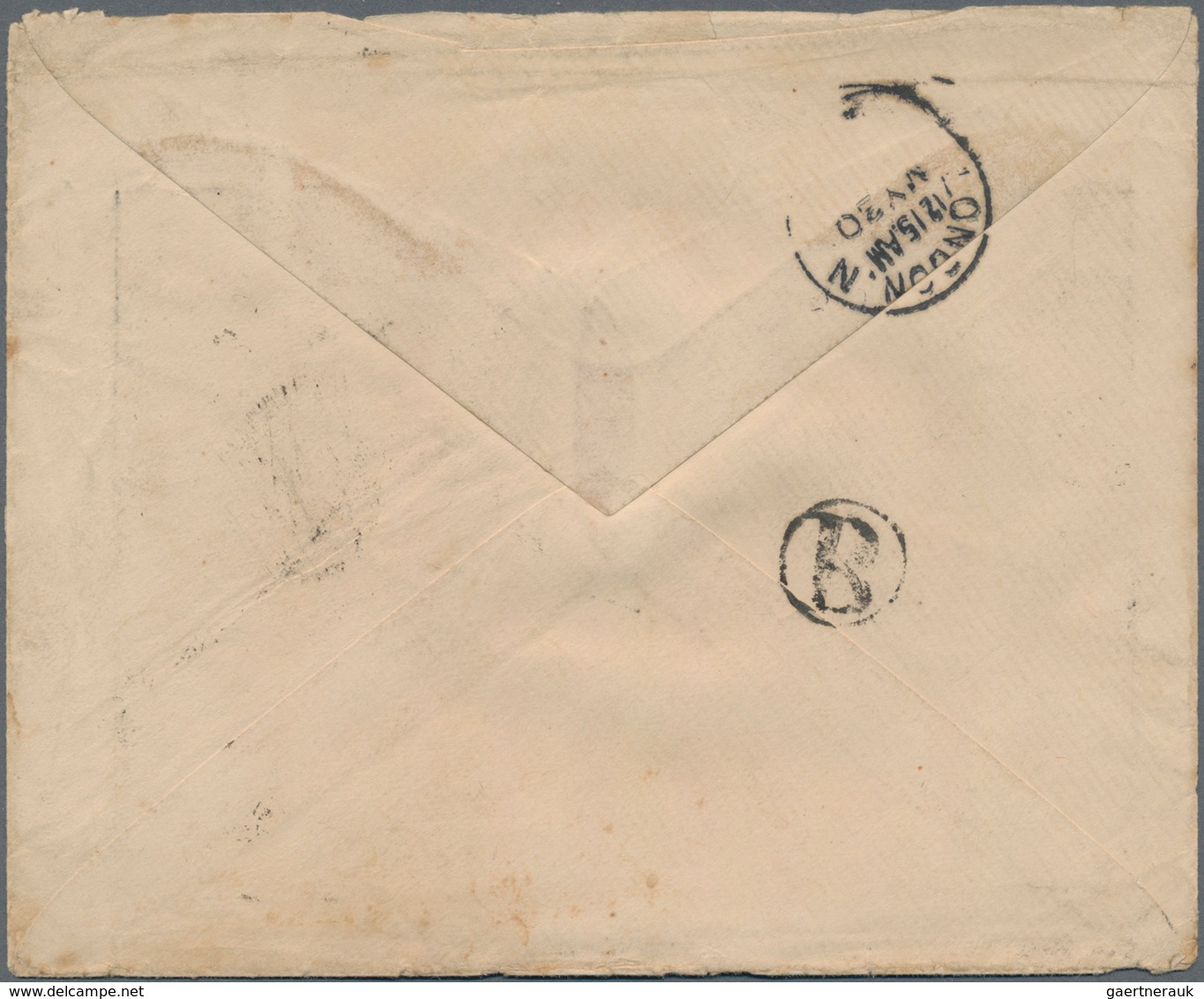 China: 1898, Coiling Dragon 1 C., 4 C. Brown And 5 C. Rose Tricolour Tied "SHANGHAI 28 APR 01" To Sm - Other & Unclassified