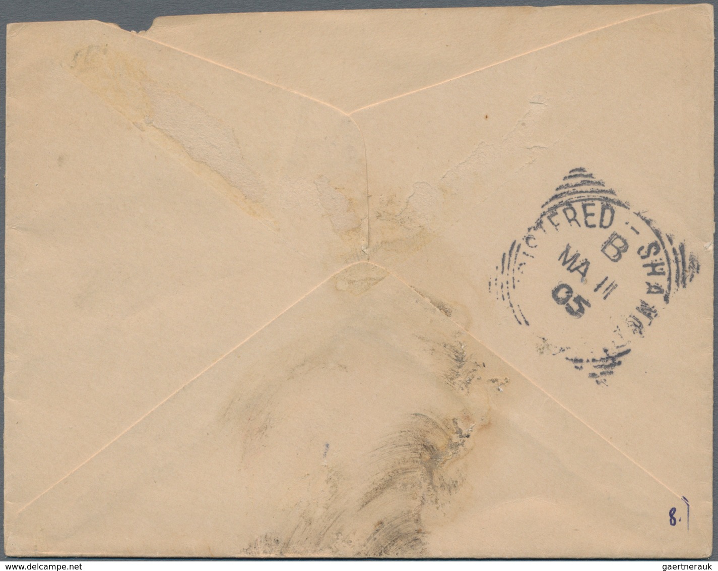 China: 1902/08, Registered Cover Addressed To Shanghai, Bearing Coiling Dragons 2c Red And 5c Salmon - Autres & Non Classés