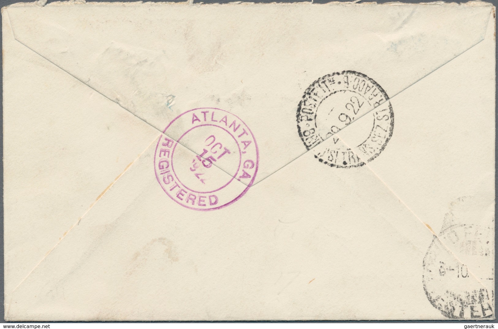 China - Fremde Postanstalten / Foreign Offices: Italy, 1922, Tientsin Ovpts: 12 C./30 Cts. EXPRESS S - Sonstige & Ohne Zuordnung