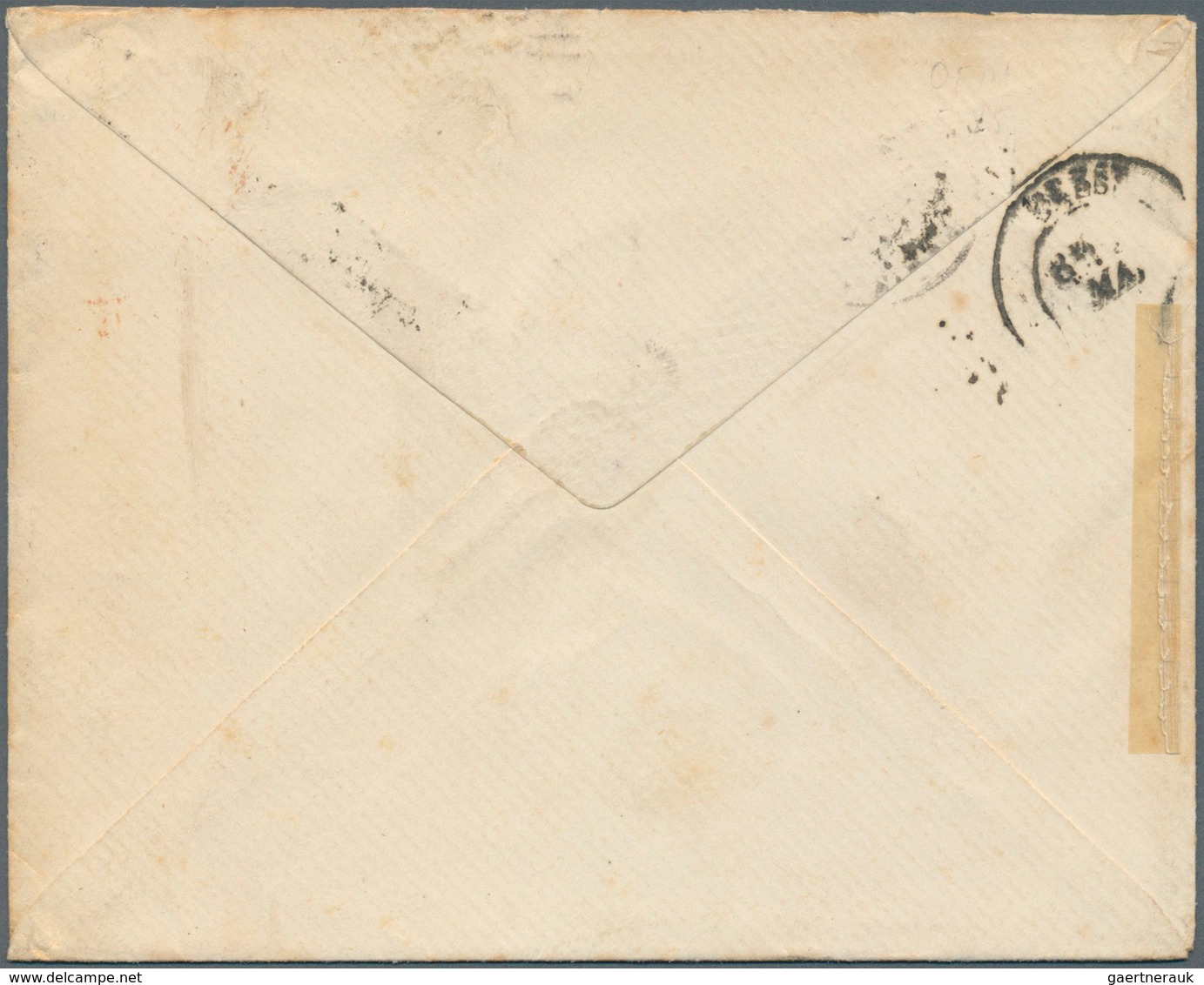 China - Besonderheiten: 1882 - FRENCH POST OFFICE IN SHANGHAI. Envelope (traces Of Ageing) Addressed - Autres & Non Classés