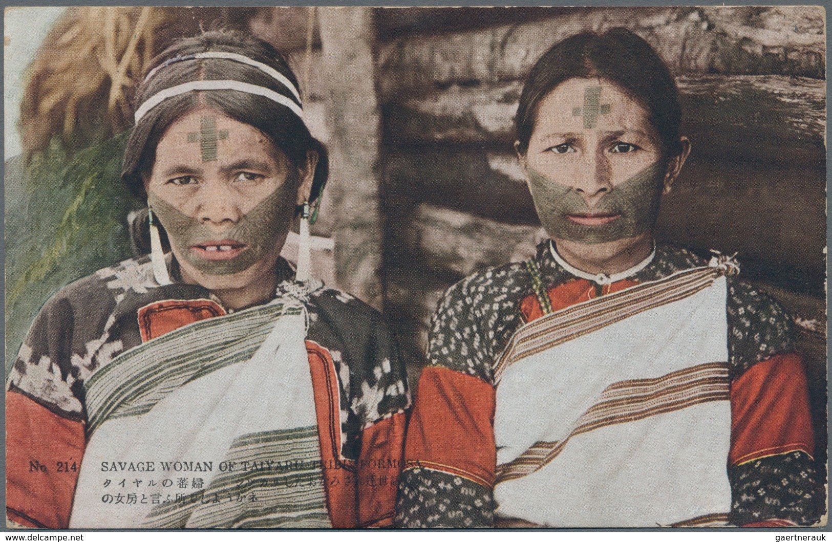 China - Taiwan (Formosa): Taiwan, 1937/40, Ppc (4) All Real Used And Showing Colour Views Of Aborigi - Ungebraucht