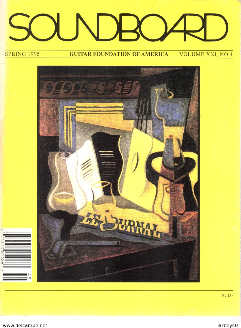 Revue Guitare Soundboard Guitar Fondation Of America N° 4 - 1995 - - Kunst