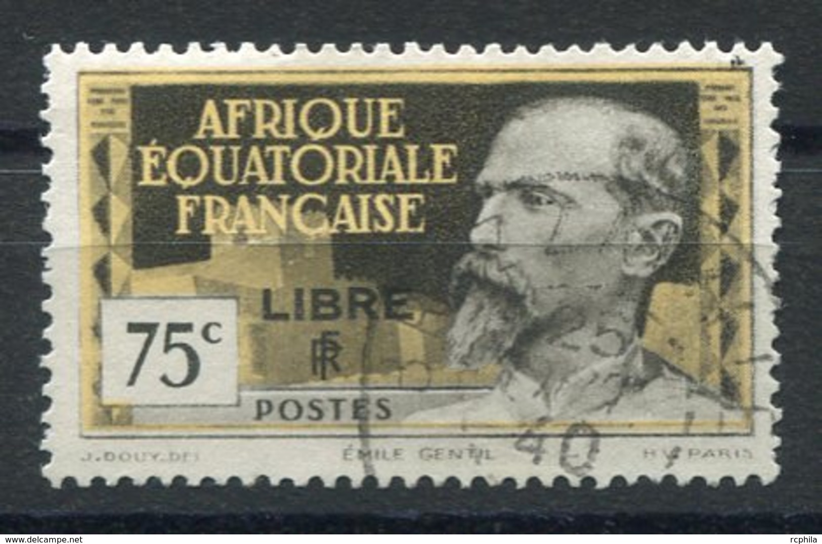 RC 15294 AFRIQUE EQUATORIALE AEF N° 112 SURCHARGE LIBRE COTE 72€ OBLITÉRÉ TB - Oblitérés