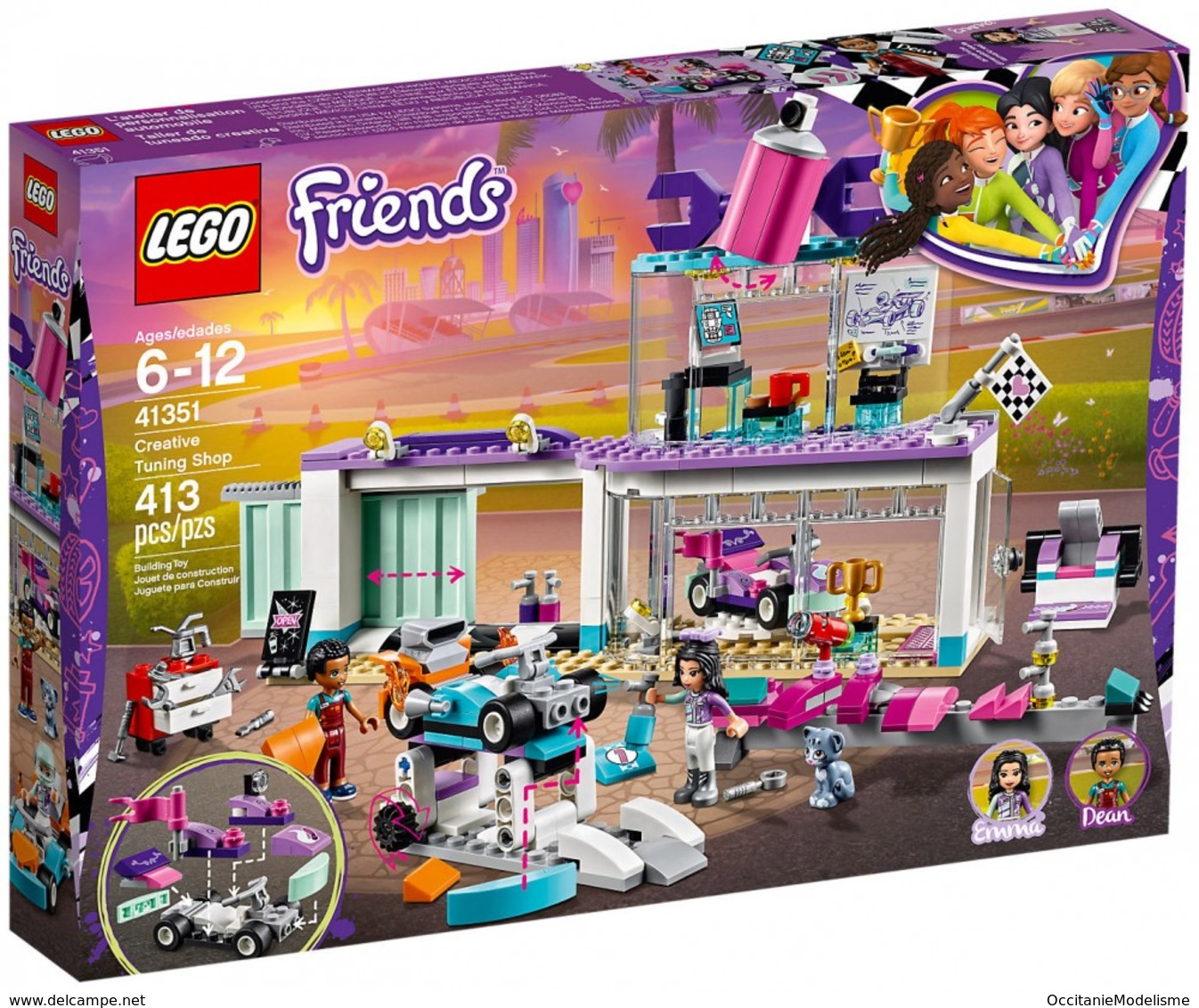 Lego Friends - L'ATELIER DE CUSTOMISATION DE KART Réf. 41351 Neuf - Non Classés