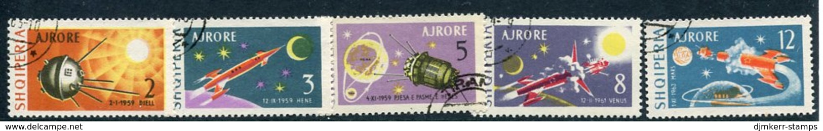 ALBANIA 1963 Space Flights Used   Michel 779-83 - Albanie