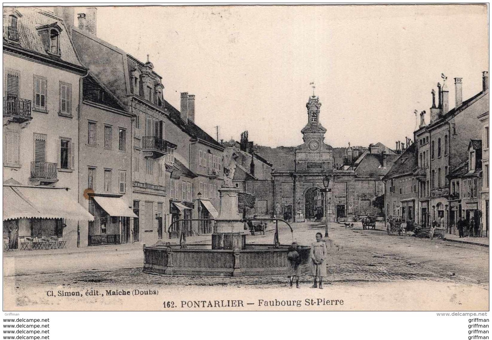 PONTARLIER FAUBOURG SAINT PIERRE 1935 TBE - Pontarlier