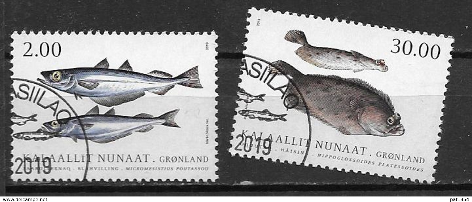 Groënland 2019, N° 784/785 Oblitérés Poissons - Used Stamps