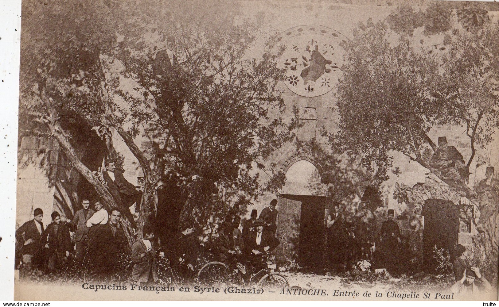 TURQUIE  CAPUCINS FRANCAIS EN SYRIE (GHAZIR) ANTIOCHE ENTREE DE LA CHAPELLE SAINT-PAUL - Turquie