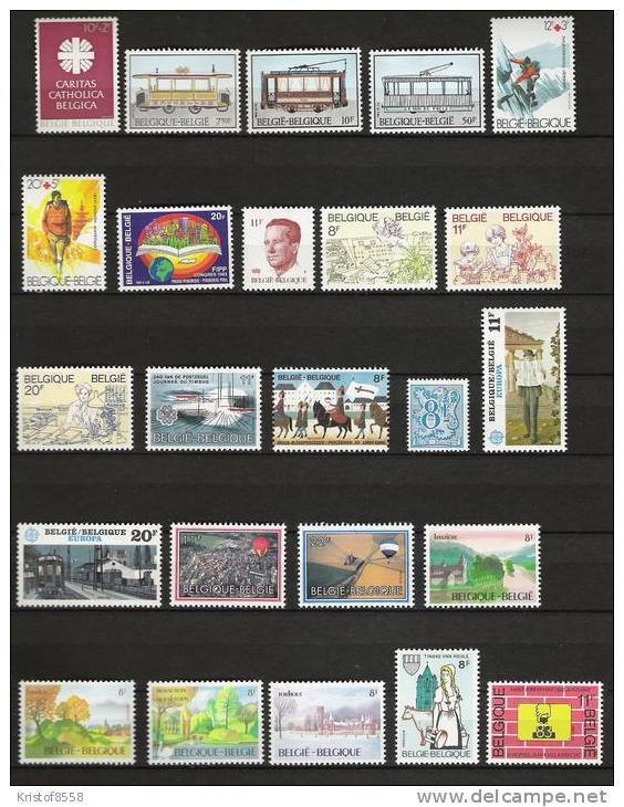 Jaar 1983 Compleet ** Postfris 34 Waarden - Annate Complete