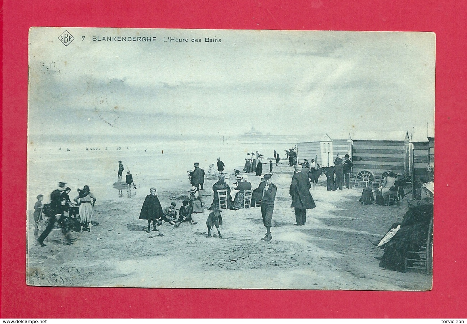 C.P. Blankenberge =  L' HEURE  DES  BAINS - Blankenberge